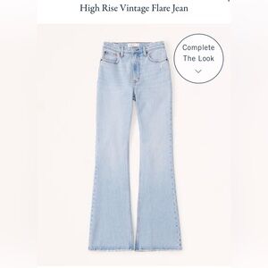 ABERCROMBIE VINTAGE FLARE JEANS - LIGHT - SIZE 29